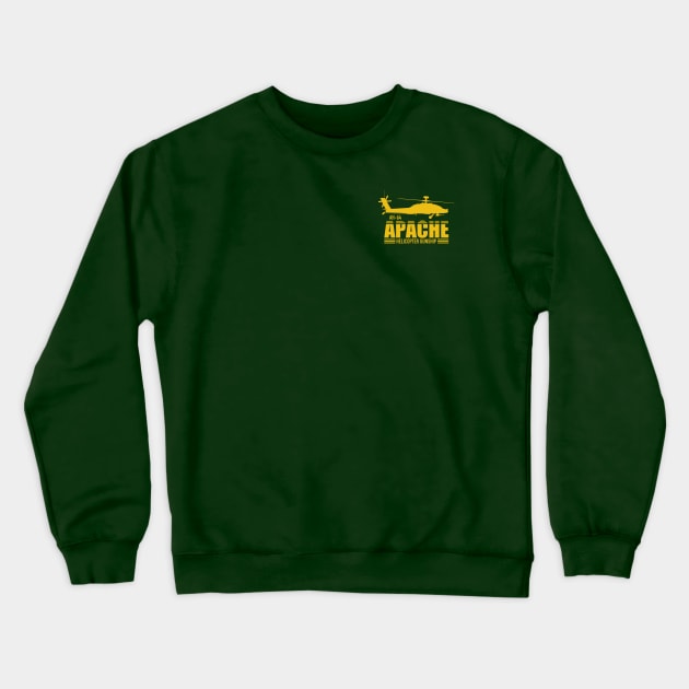 AH-64 Apache (Small logo) Crewneck Sweatshirt by TCP